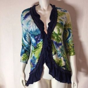 Anthropologie Guinevere Open Cardigan Size Large